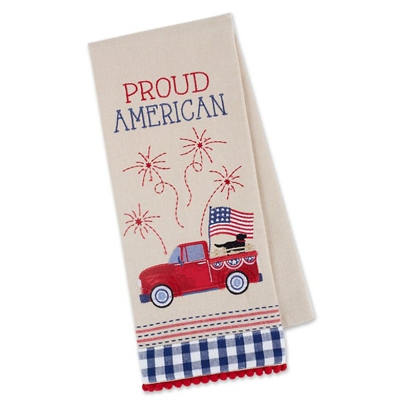 American Truck Embellished Towel