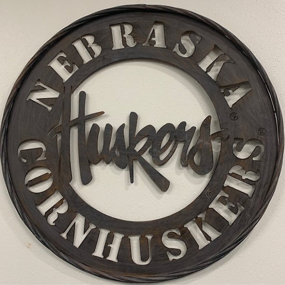Game Day Outfitters Wall Art - Nebraska Huskers Sign