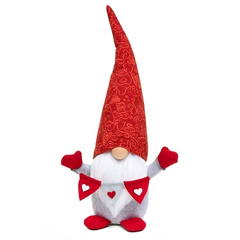 Gnome with heart banner