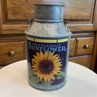 Holsey Nostalgia Sunflower Medium Container