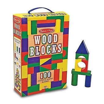 Melissa & Doug 100 Wooden Blocks