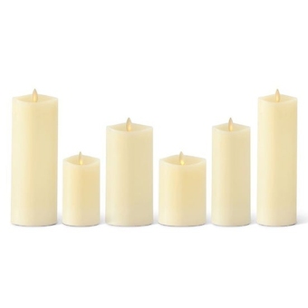 Ivory Wax Luminara Candles